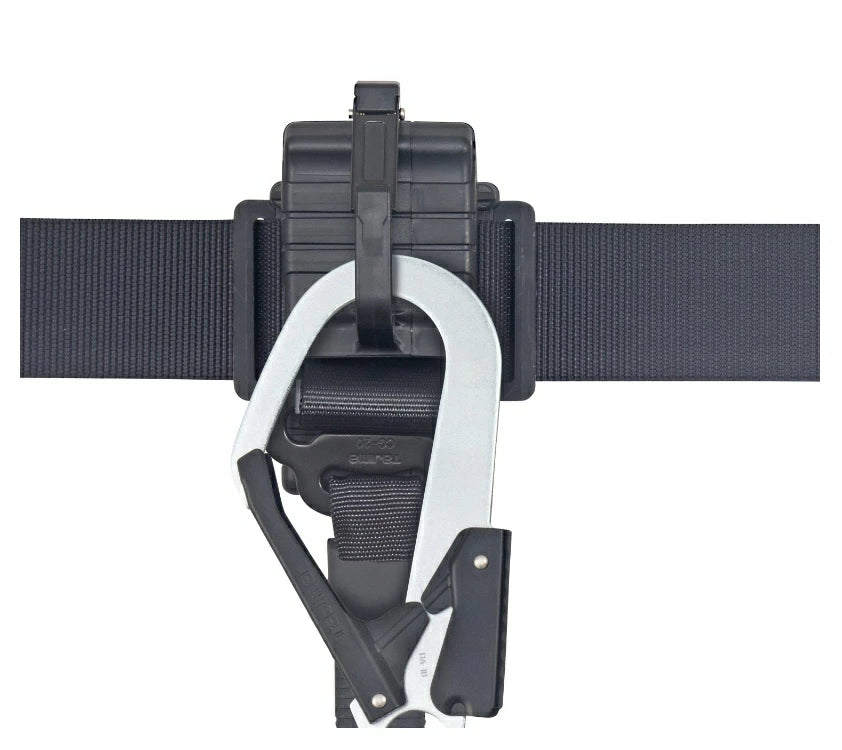タジマ 胴ベルト用ランヤードER150縦型L1 B1ER150-TL1小型巻取式 ロック機能なし 小型巻取式 スチールフック