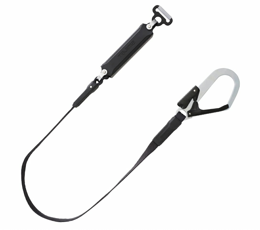 タジマ 胴ベルト用ランヤード 平ロープ A環L1 B1FR150-AL1BK