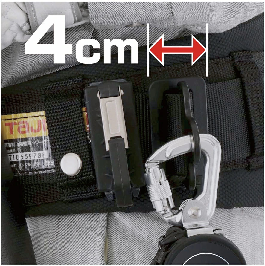タジマ 胴ベルト用KR150FA L4 スチールベルト セット Mサイズ B1SMKR-L4BK Lサイズ B1SLKR-L4BK
